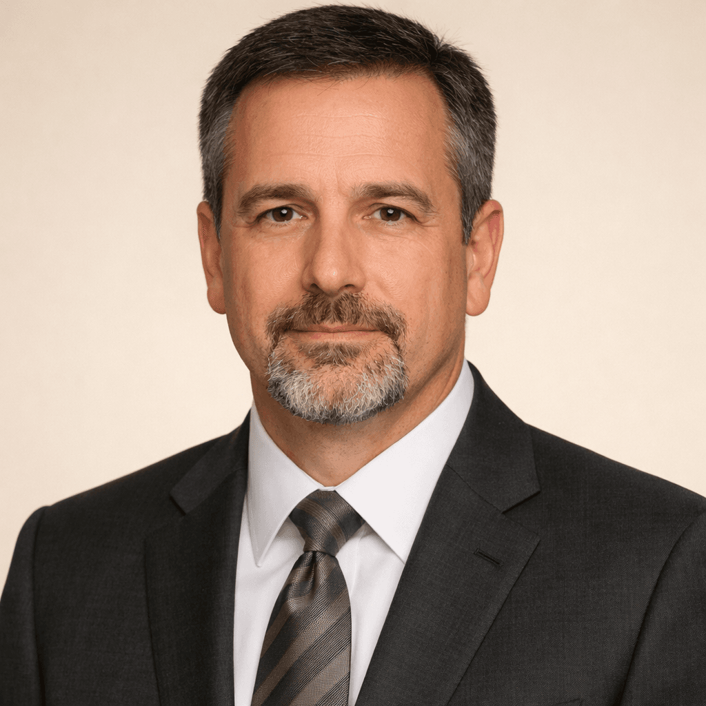 Redacted portrait of Operator V