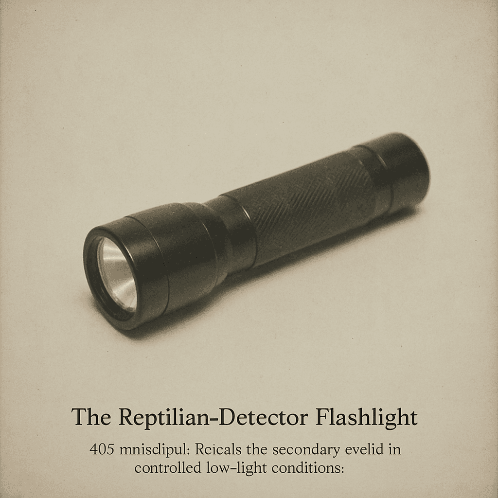 The Reptilian-Detector Flashlight