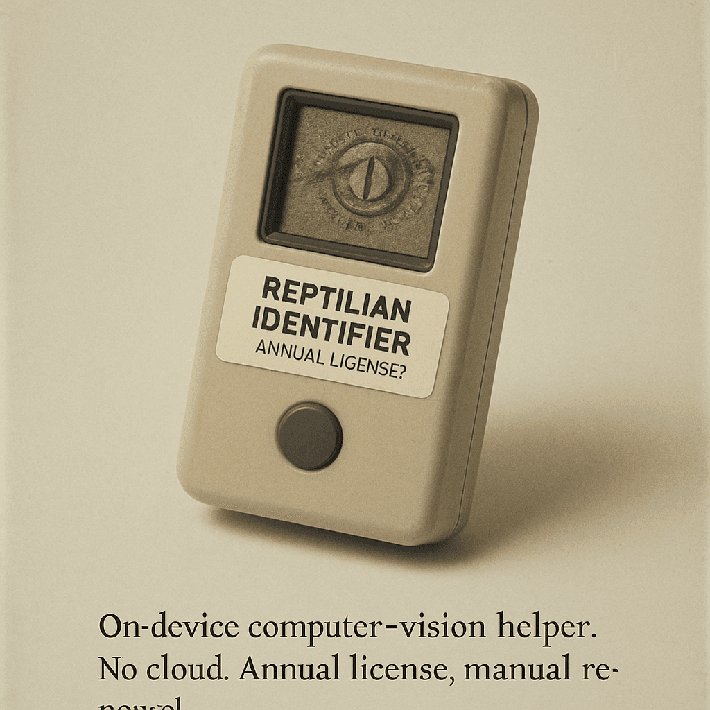 Reptilian Identifier (Annual License)